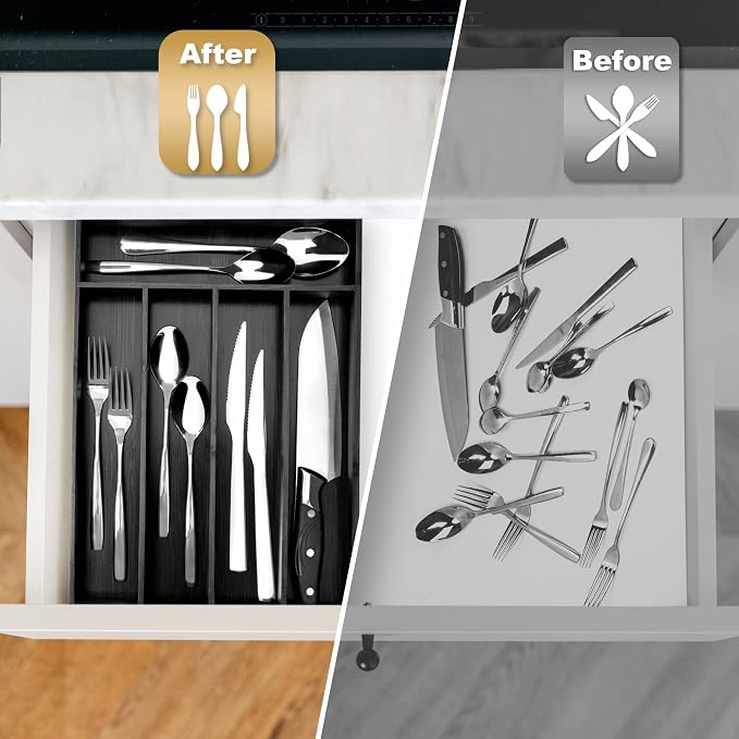 Besilord Bamboo Silverware Holder - Image 4