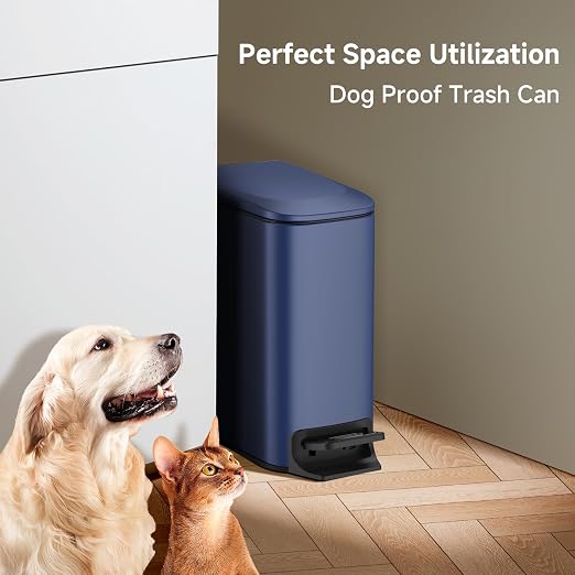 TIPGO Slim Bathroom Trash Can - Image 6