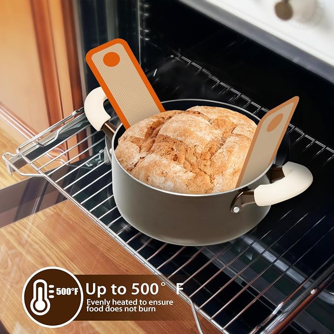 Silicone Bread Sling for Dutch Oven, Non-Stick & Easy to Clean Baking Mat Set - Image 4