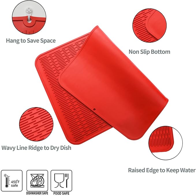 MicoYang Silicone Dish Drying Mat - Image 4