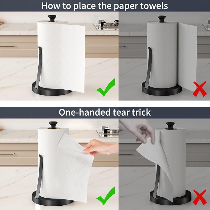 Jesginboo Countertop Paper Towel Holder - Image 5