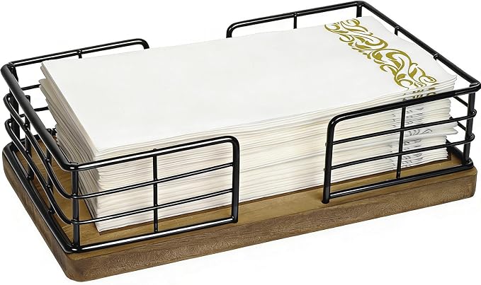 Kordory Wooden Guest Towel Holder Tray by Kordory