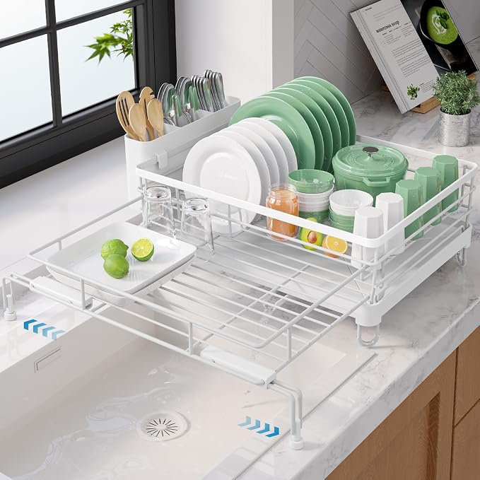 Kitsure Extendable Dish Drying Rack by Kitsure