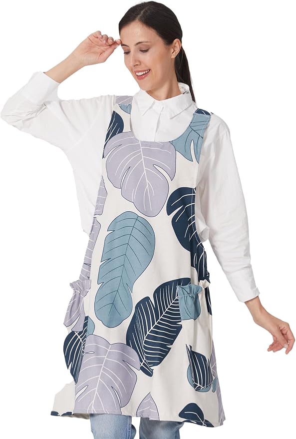 Cozy Adjustable Cross Back Aprons by APRONNER