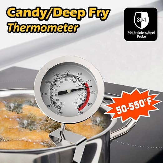 Candy/Deep Fry Oil Thermometer for Frying - Image 2