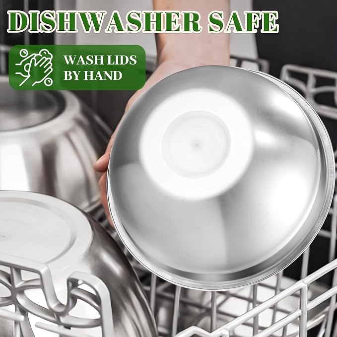 8PCS Mixing Bowls with Lids Set - Image 6