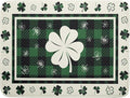Giwawa Patrick Clovers Dish Drying Mat 18"x24" Lucky Shamrock Spring Leaf Dish by Giwawa
