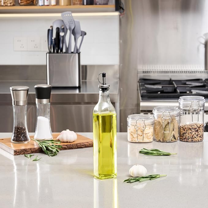 Restaurantware RW Base 16.9 Ounce Olive Oil Dispenser 1 Kitchen Oil Dispenser - Image 4