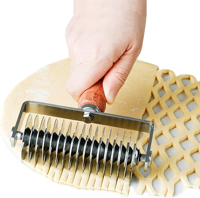 Stainless Steel Lattice Dough Cutter by Plant+Castle