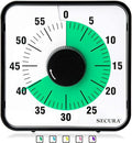 Secura 60-Minute Visual Countdown Timer, 7.5-Inch Oversize Classroom Visual by Secura