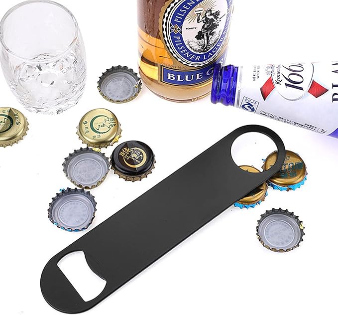 KTOJOY 4 PACK Stainless Steel Flat Bottle Opener, Beer Bottle Opener, - Image 6