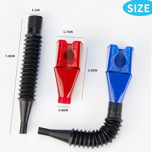 Funnels for Automotive Use, Flexible Draining Tool Snap Funnel, Retractable - Image 4