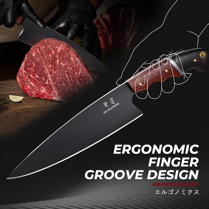 DRGSKL Kitchen Knife Set with Bag - Image 4
