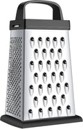 Cheese Grater, Mini Size 4-Sided Stainless Steel Grater, Food Shredder by Kaishun