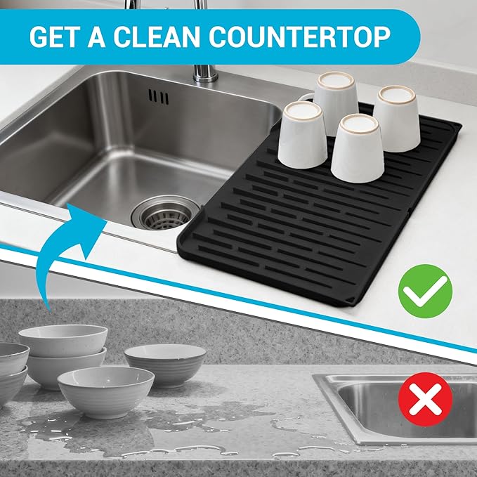 Foldable Silicone Dish Drying Mat - Image 6