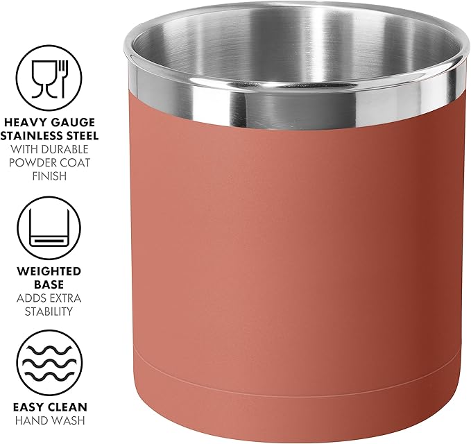 OGGI Stainless Steel Jumbo Utensil Holder - Image 2