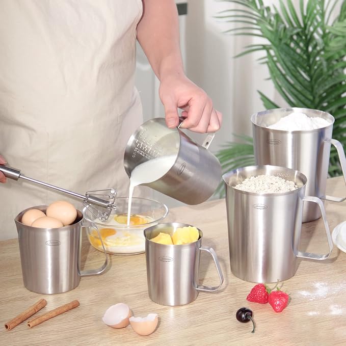 Measuring Cup, Newness Stainless Steel Measuring Cup - Image 8