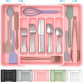 ukeetap Extra Large Expandable Silverware Organizer, BPA-Free Food-Safe Cutlery by ukeetap