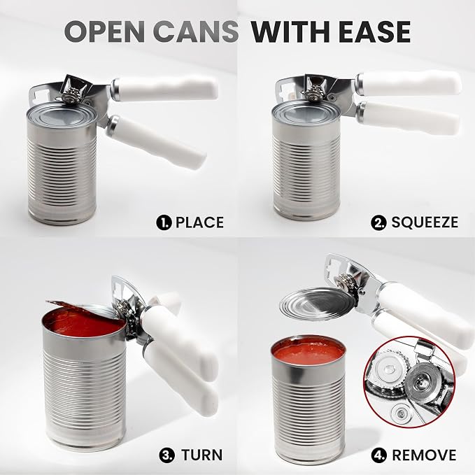 Zulay Kitchen Heavy Duty Stainless Steel Can Opener Manual - Image 6