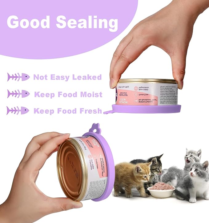 Comtim Cat Food Can Covers Lids - Image 4