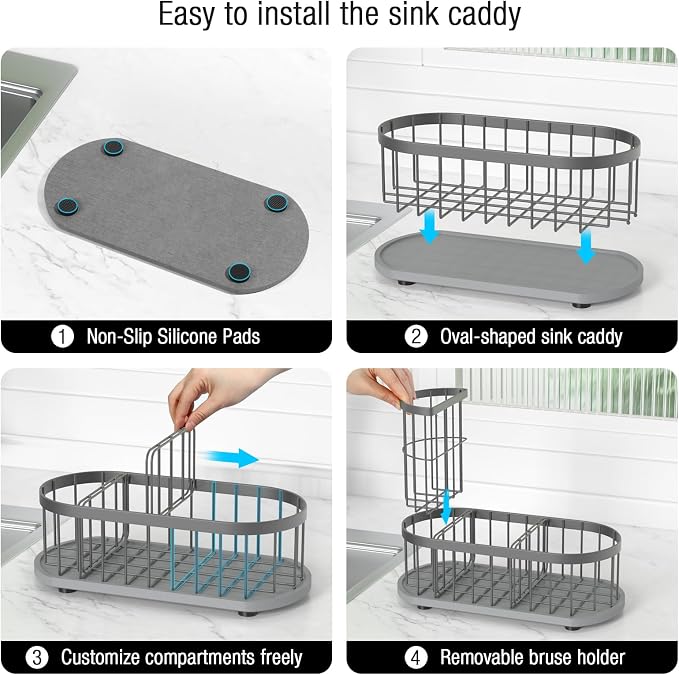 Sponge Holder for Kitchen Sink - Image 4