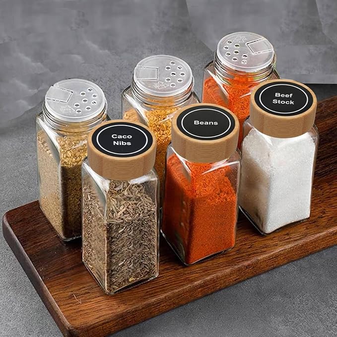 Glass Spice Jars with Label - Image 4