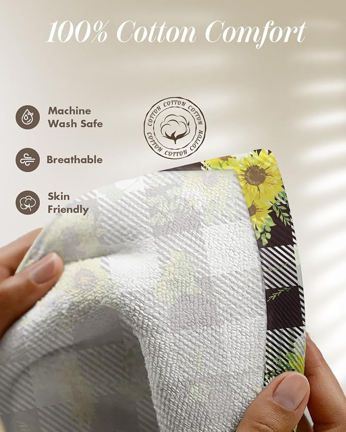 Miss Adola 270 GSM Cotton Kitchen Towels, Oven Mitt and Pot Holder - Image 4