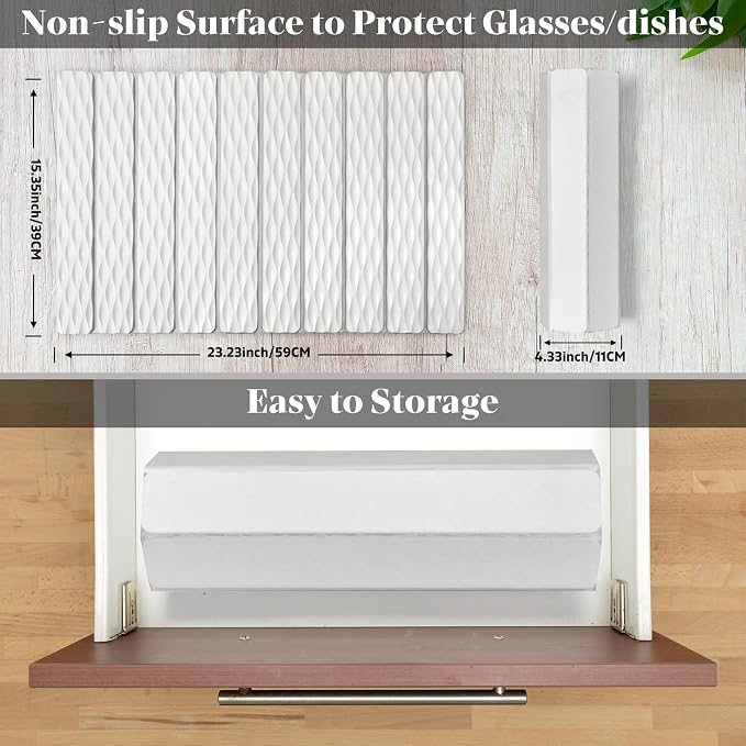 Large Stone Dish Drying Mats for Kitchen Counter, Fast Drying Collapsible Dish - Image 2