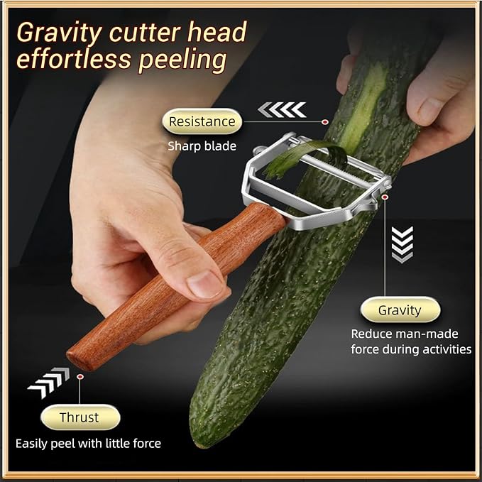 Vegetable Peeler, Stainless Steel Y-Shaped Blade - Image 3