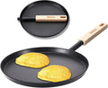bodkar 8-inch Frying Pan Skillet Flat Crepe Pan, Lightweight Grill Pan by Bodkar