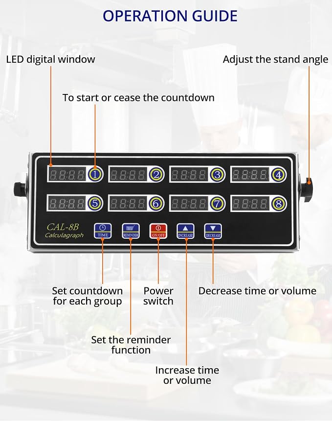 QWORK Digital Kitchen Timer - Image 3