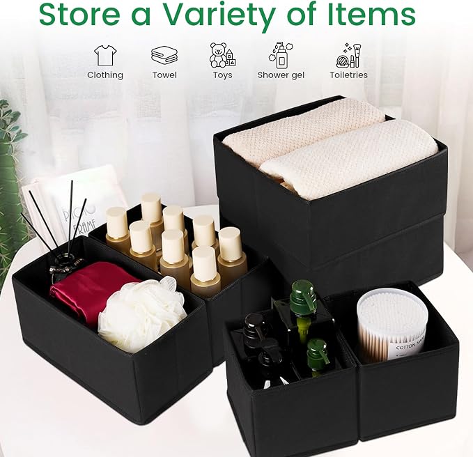 Criusia 16 Pack Underwear Drawer Organizer, Drawer Organizer Clothes, Foldable - Image 7