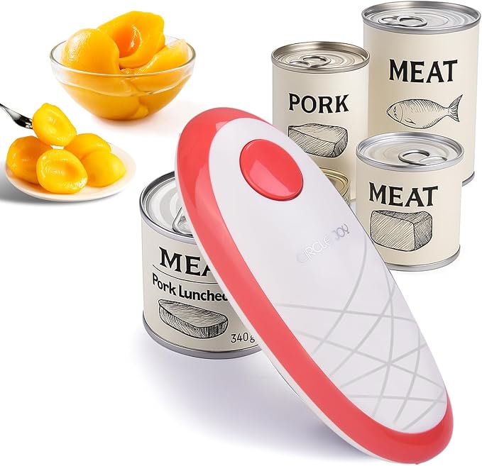 CIRCLE JOY Electric Can Opener, One-Touch Automatic Can Opening by CIRCLEJOY
