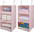 GRANNY SAYS 3 Shelf Hanging Closet Organizers and Storage, Collapsible Closet by GRANNYSAYS
