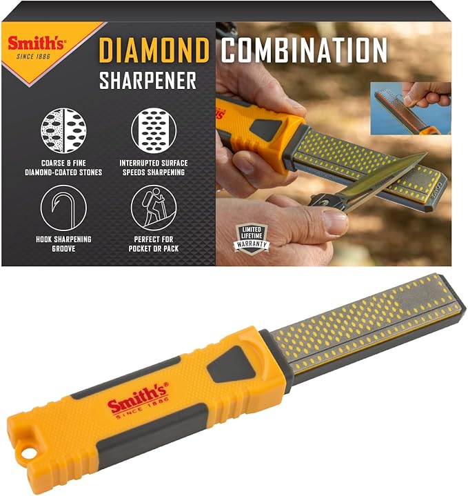 Smith's DCS4 4” Diamond Combination Sharpener by SmithsConsumerProductsInc