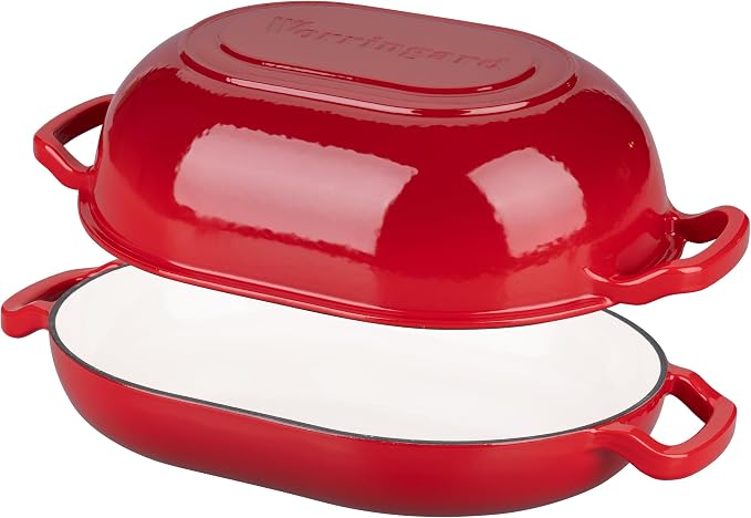 VORRINGARD Enameled Cast Iron Sourdough Bread Oven, Dutch Oven, Loaf Cast Iron - Image 6