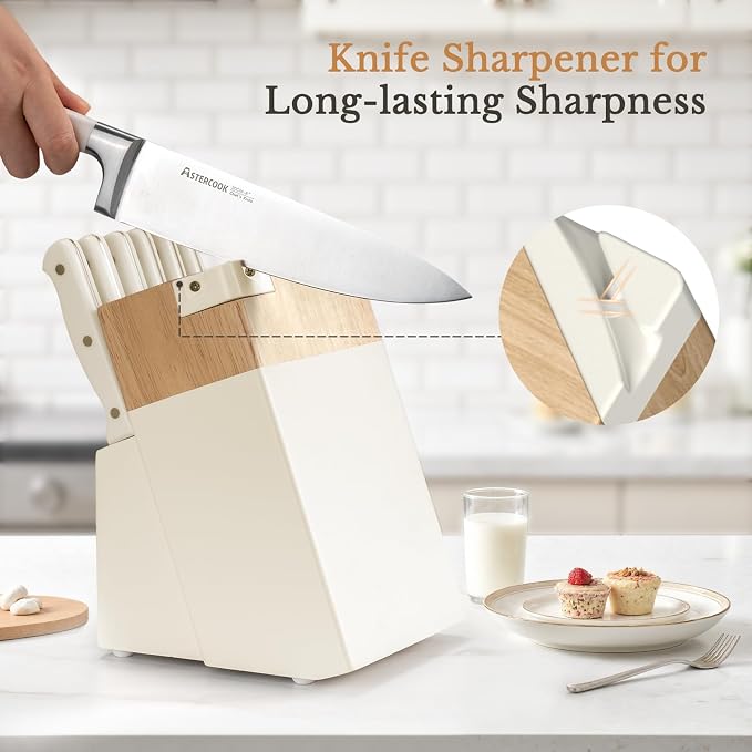 Knife Set, Astercook Kitchen Knife Set - Image 8