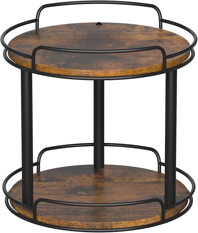 LAMU 10'' Wood Lazy Susan Turntable Organizer by YourHome-OrganizationHelper