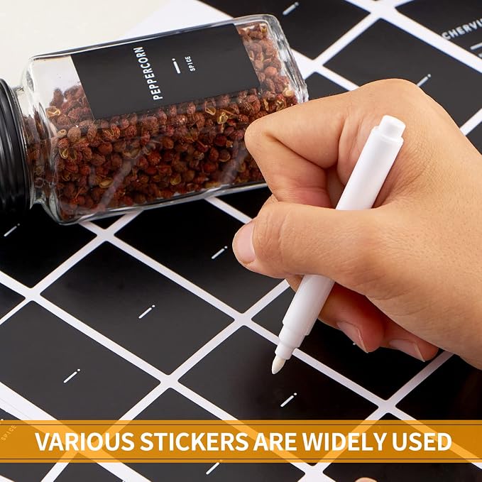 Skiileor 48 Pcs Spice Jars - Image 3