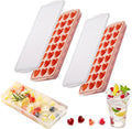 2 Pack Heart-Shaped Ice Cube Trays by Ciyliwiyi