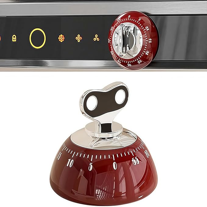 Magnetic Mechanical Kitchen Timer by Unknown