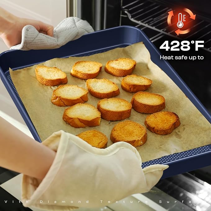 Baking Pans Set 8-Piece Bakeware Sets, Baking Sets - Image 6
