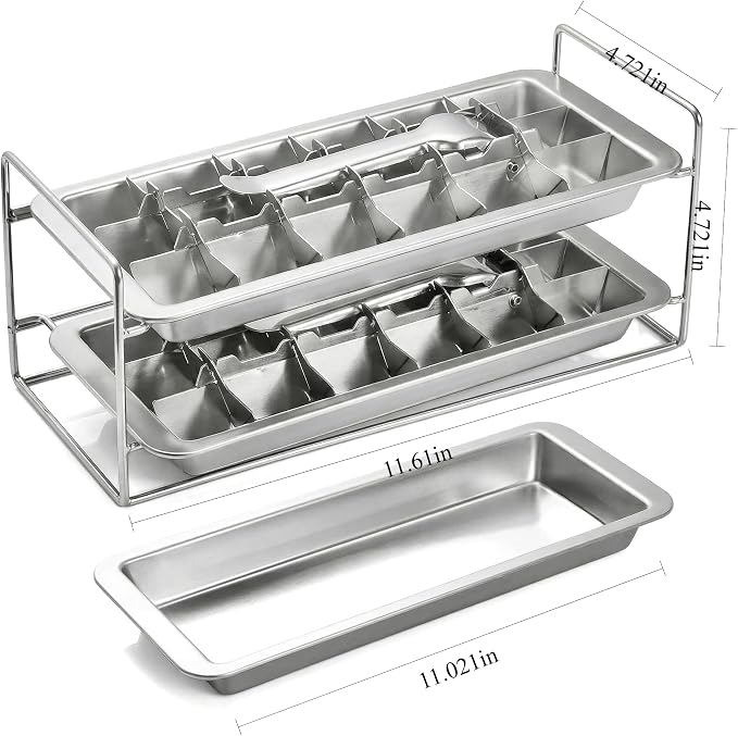Stainless Steel Ice Cube Tray - Image 2