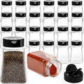 Tebery 24 Pack 9 Oz Plastic Spice Jars by Tebery