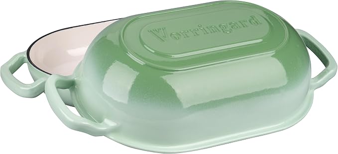 VORRINGARD Enameled Cast Iron Sourdough Bread Oven, Dutch Oven, Loaf Cast Iron - Image 4