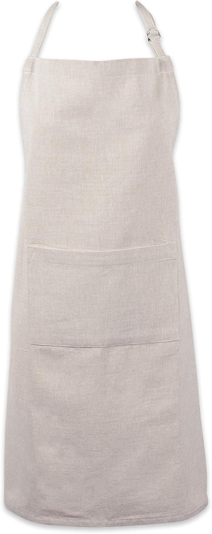 DII 100% Cotton Solid Chambray Kitchen Set, Chef Apron, 1 Piece - Image 2