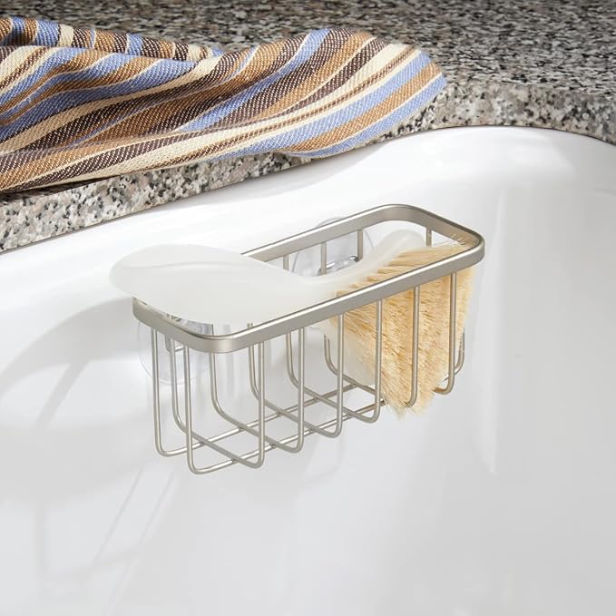 iDesign Rust-Resistant Stainless Steel Sponge Holder - Image 3