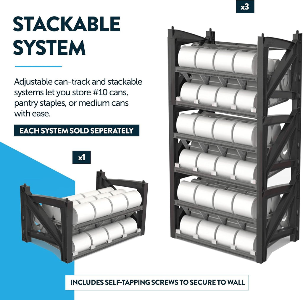 Cansolidator Max Large - 1-Pack Can Organizer for Pantry, Stackable