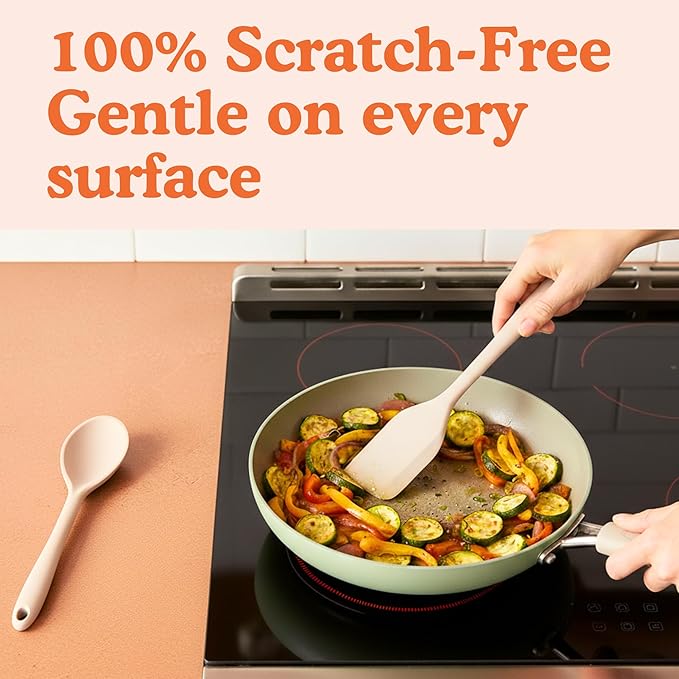Non-Toxic Platinum Silicone Kitchen Utensil Set of 2 – Non-Scratch Cooking - Image 5