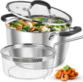 AOSION 6 Quart Stainless Steel Stock Pot by AOSIONUSA